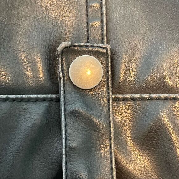 Sonoma Dark Leather Bomber Jacket - Picture 5 of 11